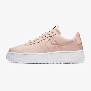 Beige Monochrome Nike Air Force 1 Pixel